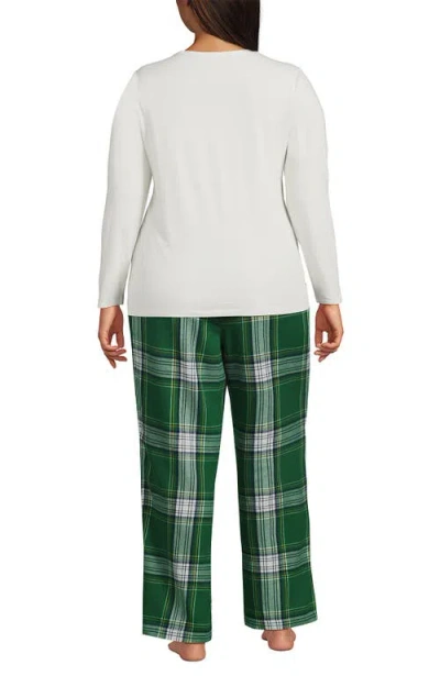 Lands' End Plus Size Pajama Gift Set In Multi