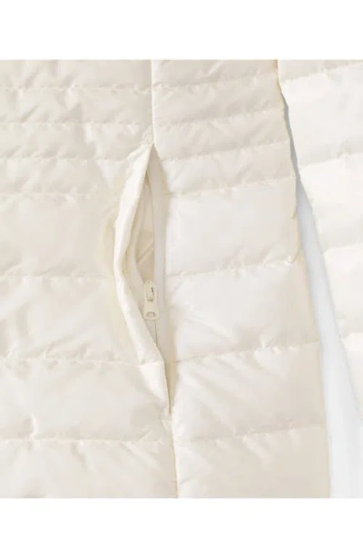 Lands' End Plus Size Wanderweight Packable Print Down Jacket In White