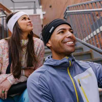 Turtle Fur Double-layer Fleece Headband In Green