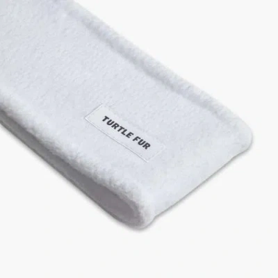 Turtle Fur Double-layer Fleece Headband In White