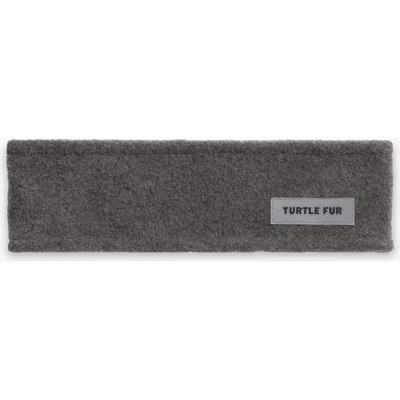Turtle Fur Double-layer Fleece Headband In Gray