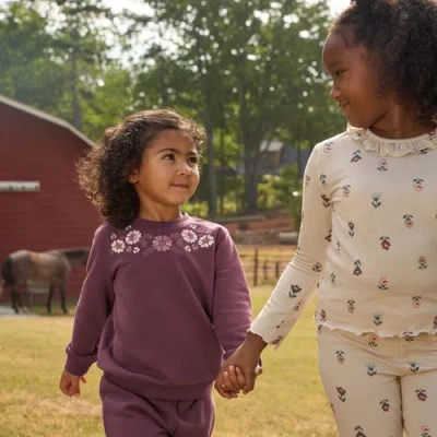 Modern Moments™ By Gerber Ruffle Collar Top And Flare Pant Set In Neutral
