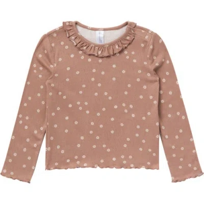 Modern Moments™ By Gerber Ruffle Collar Top And Flare Pant Set In Brown