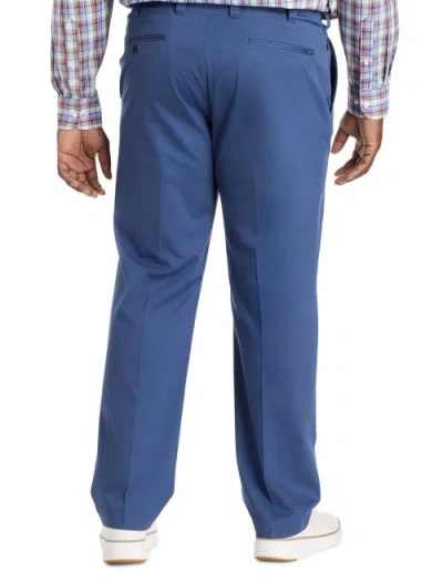 Oak Hill By Dxl Big & Tall Straight-fit Tech Pants In Blue