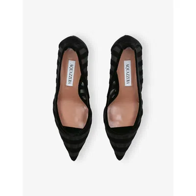 Aquazzura Nude Pumps 85 In Black