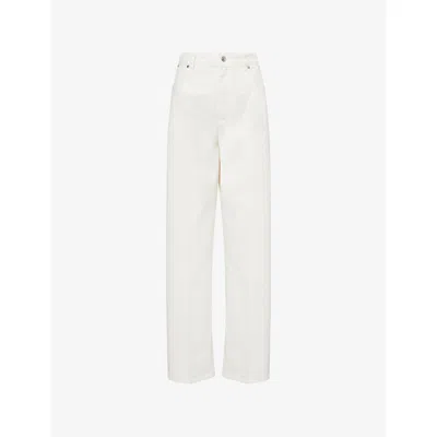 Victoria Beckham Wide Leg Pants In White