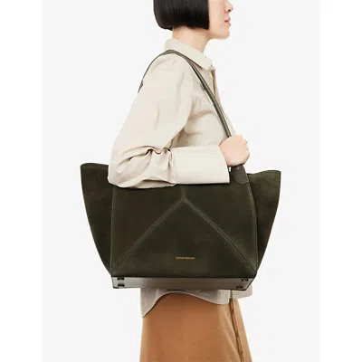 Victoria Beckham Shoulder Bag Victoria  Woman Color Olive In Purple