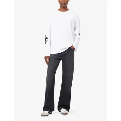 The Couture Club Mens White Emblem Waffle Cotton Top Xxl In Neutral