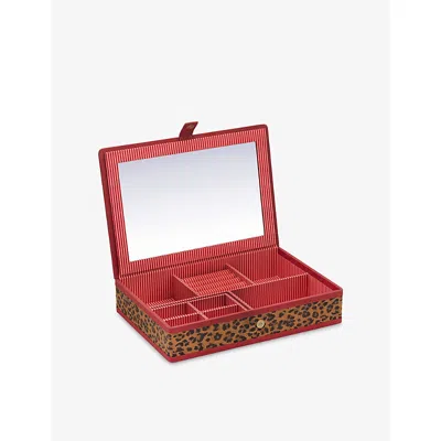 Anna + Nina Multi The Show Must Go On Jewellery Box In Red