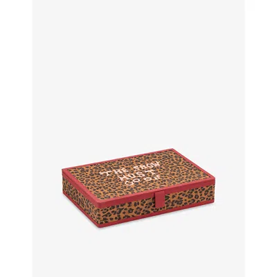 Anna + Nina Multi The Show Must Go On Jewellery Box In Red