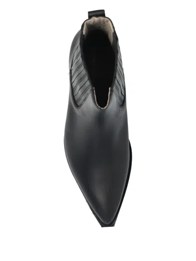 Allsaints Leather Marcie Chelsea Boots In Black