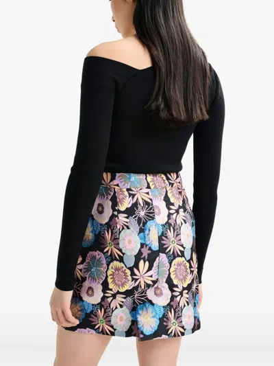 Essentiel Antwerp Imeric Asymmetric Ribbed Sweater In Black