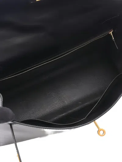 Pre-owned Hermes 1999 Kelly 32 Handbag In Black