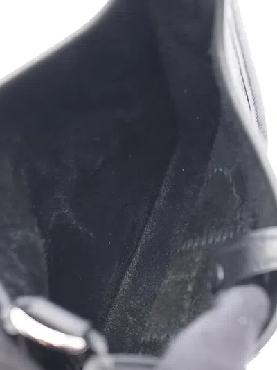 Pre-owned Hermes 2024 Evelyn Tpm Perforated Shoulder Bag In Black