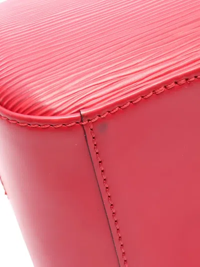 Pre-owned Louis Vuitton 1997 Jasmine Handbag In Red