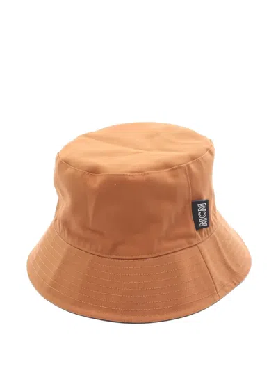 Pre-owned Mcm 2020s Monogram-pattern Reversible Bucket Hat In Black