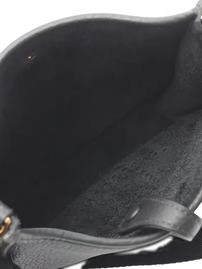 Pre-owned Hermes 2025 Evelyn Tmp Perforated Shoulder Bag In Black