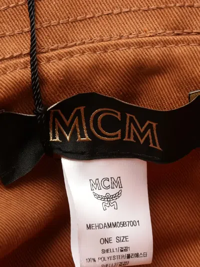 Pre-owned Mcm 2020s Monogram-pattern Reversible Bucket Hat In Black