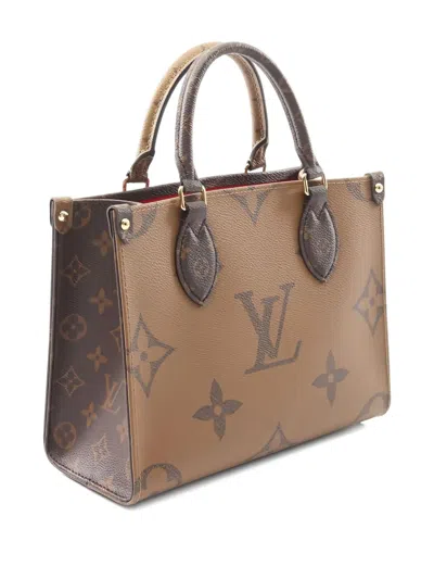 Pre-owned Louis Vuitton 2021 On-the-go Pm Handbag In Brown