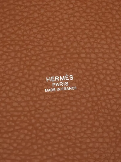 Pre-owned Hermes 2024 Picotin Lock Mm Handbag In Brown