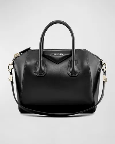 Givenchy Borsa A Mano Antigona Piccola In Pelle Cioccolato  Donna In Black