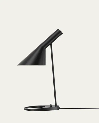 Louis Poulsen Aj 22" Adjustable Table Lamp In Black