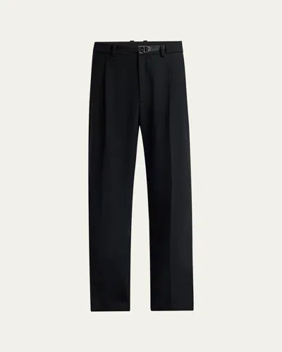 Moncler Trousers In Twill In Black