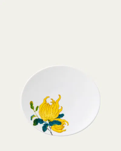 Raynaud Harmonia Porcelain Bread & Butter Coupe Plate In Yellow