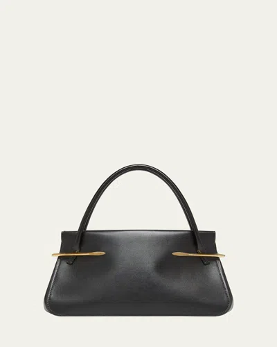 Givenchy Pinch Medium Shoulder Bag In Smooth Leather In Black