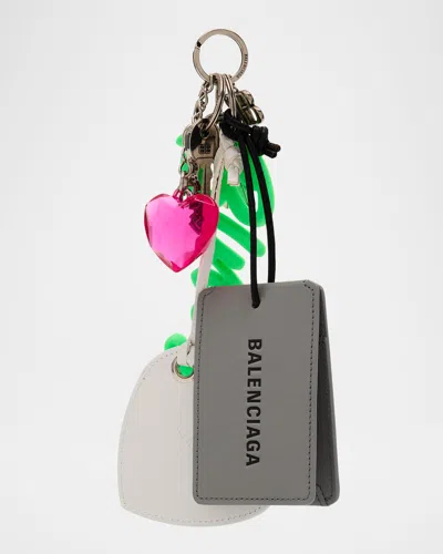 Balenciaga Aki Keychain In Multi