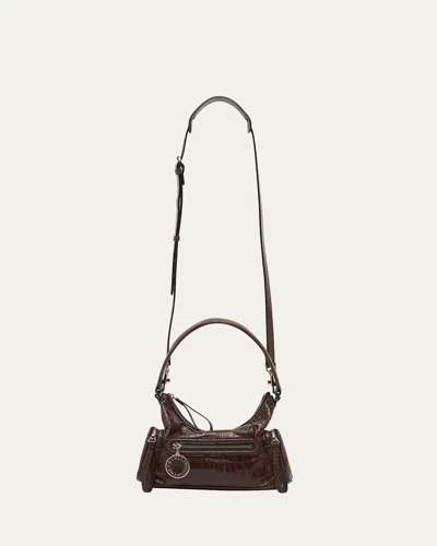 Stella Mccartney Dartmoor Shoulder Bag Adjustable Strap In Burgundy