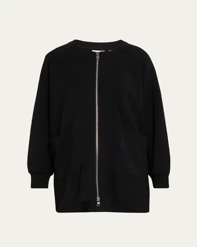 Varley August Oversized Longline Jacket In Black