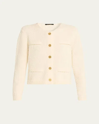 Kobi Halperin Richie Dotted Wool Knit Sweater In Neutral