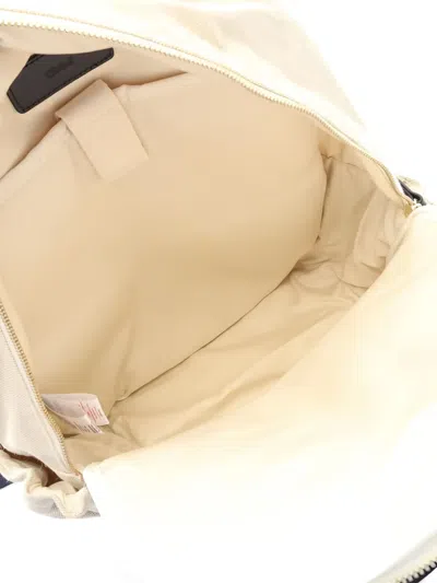 Pre-owned Chloé 2020's Logo-strap Rucksack In Neutral