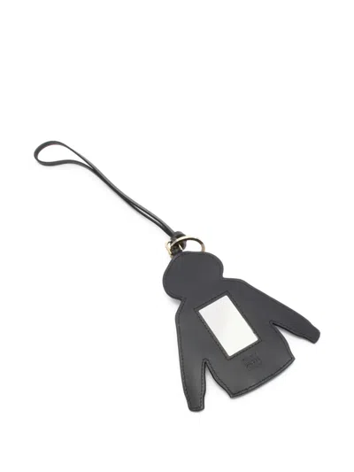 Pre-owned Miu Miu 2020s Hoodie-motif Bag Charm In Gray