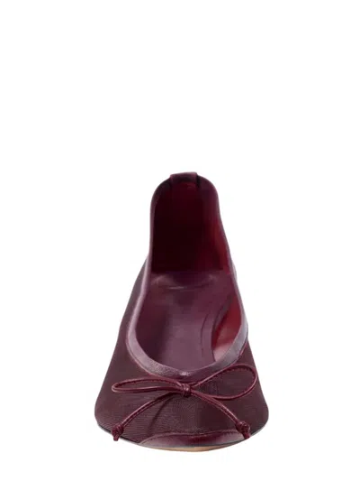 Jacquemus Tourni Low-heeled Pumps In Purple