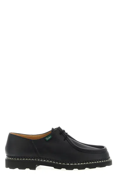 Paraboot Edged Michael Derby Shoes In Black