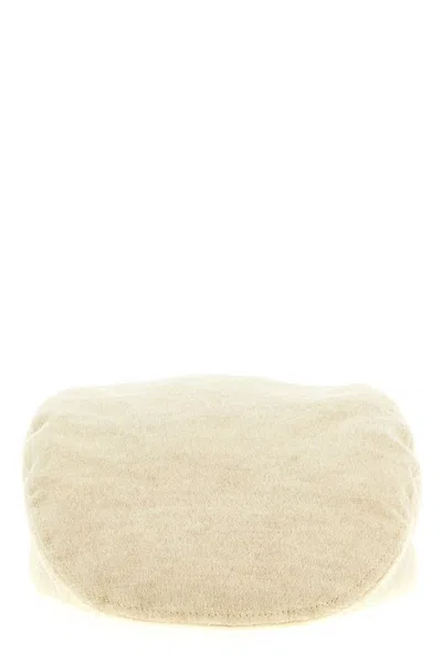 Jacquemus Valerie Soft Texture Beret Hat In Sand