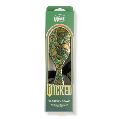 Wet Brush Wicked 2.0 Detangle And Style Kit - Wickedly Brave In Green