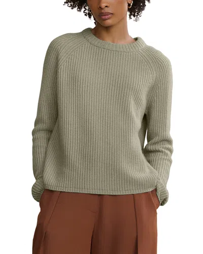 Jenni Kayne Cashmere Fisherman Sweater In Green