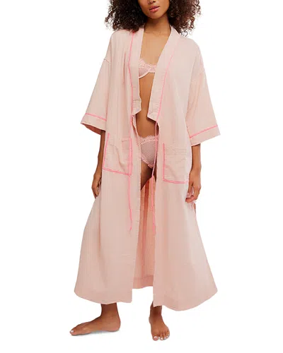 Free People Close To Home Cotton Flannel Robe