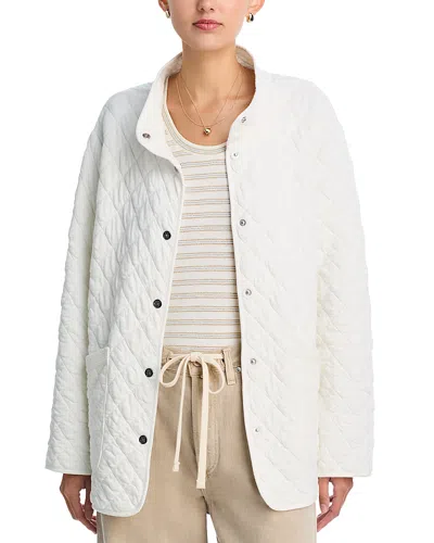 Tommy Bahama Puff Jacquard Barn Coat In White