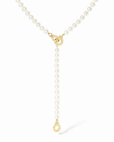 Dinh Van Freshwater Pearl Lariat Necklace, 19.37 In Gold