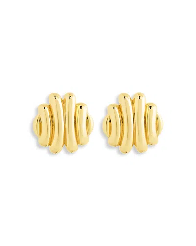 Sterling Forever Rudy Textured Stud Earrings In Gold