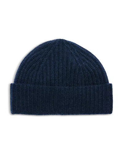 The Men's Store At Bloomingdale's Chunky Ribbed Knit Beanie In Blue