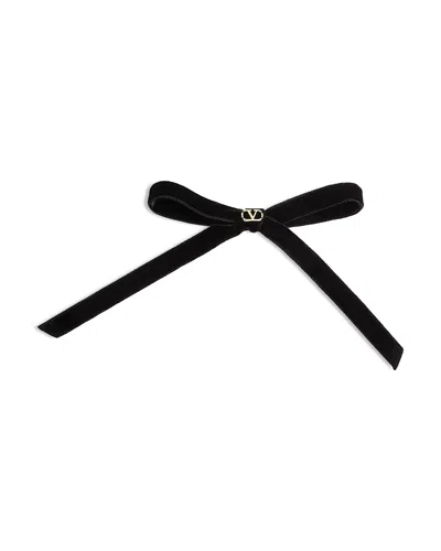 Valentino Small Bow Hair Clip In Multi