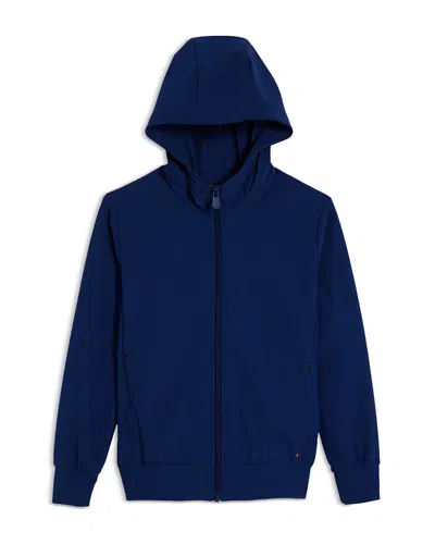 Save The Duck Unisex Cassius Hooded Jacket - Little Kid, Big Kid In Blue