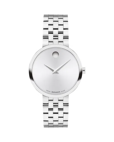 Movado Museum Classic Watch, 29.5mm In Silver