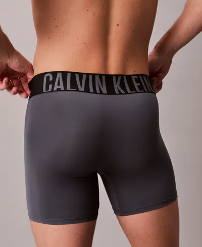 Calvin Klein Men's 3-pack Intense Power Micro Boxer Briefs In Black