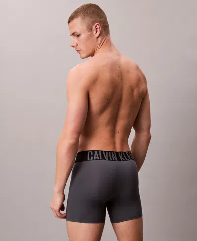 Calvin Klein Men's 3-pack Intense Power Micro Boxer Briefs In Black